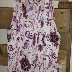 sleeveless satin top